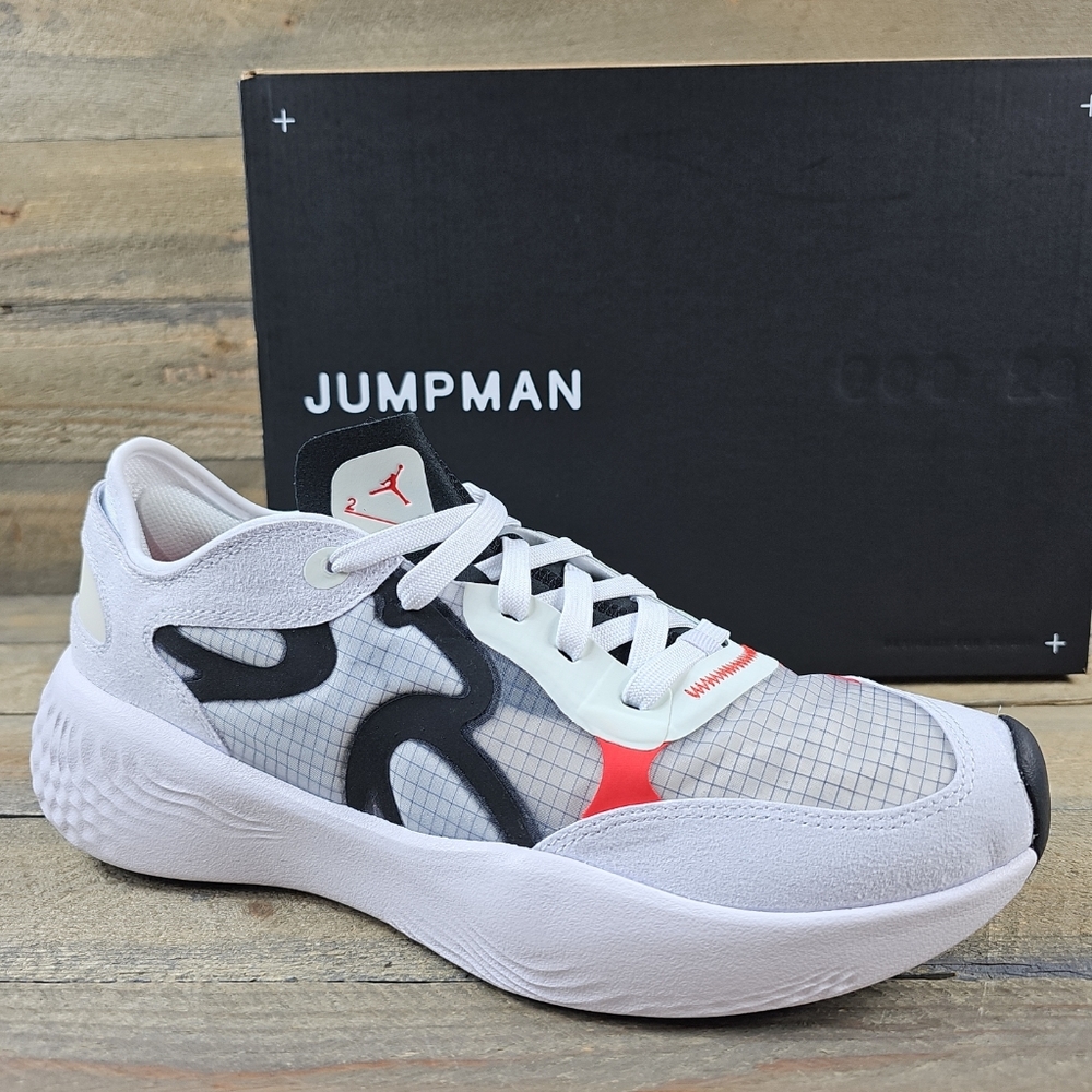 Nike Jordan Delta 3 Low Men's Shoes White/ Chili Red/ Black